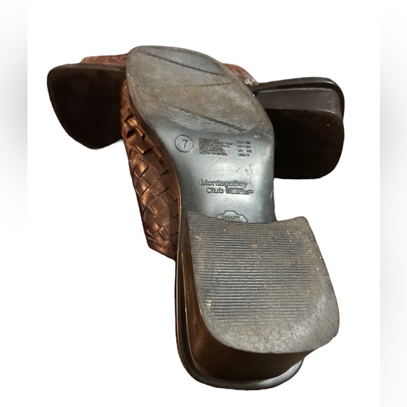 Montego Bay Club Leather Upper Woven Sandals - Picture 5 of 6